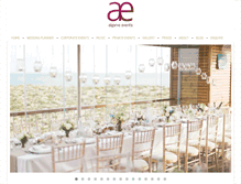 Tablet Screenshot of algarveevents.com